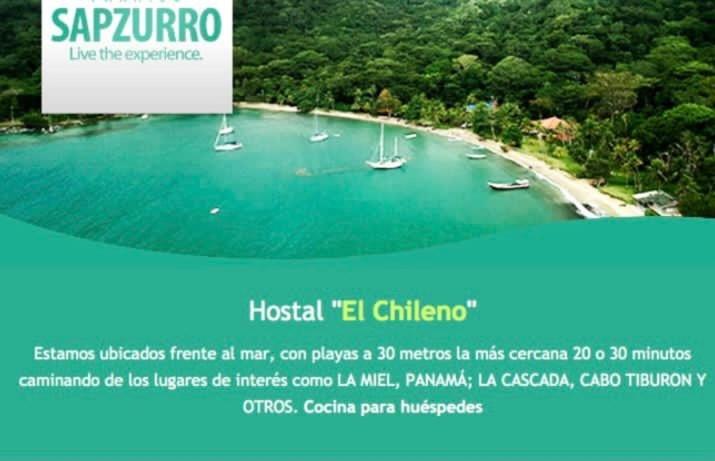 Hostal El Chileno Sapzurro Exterior photo